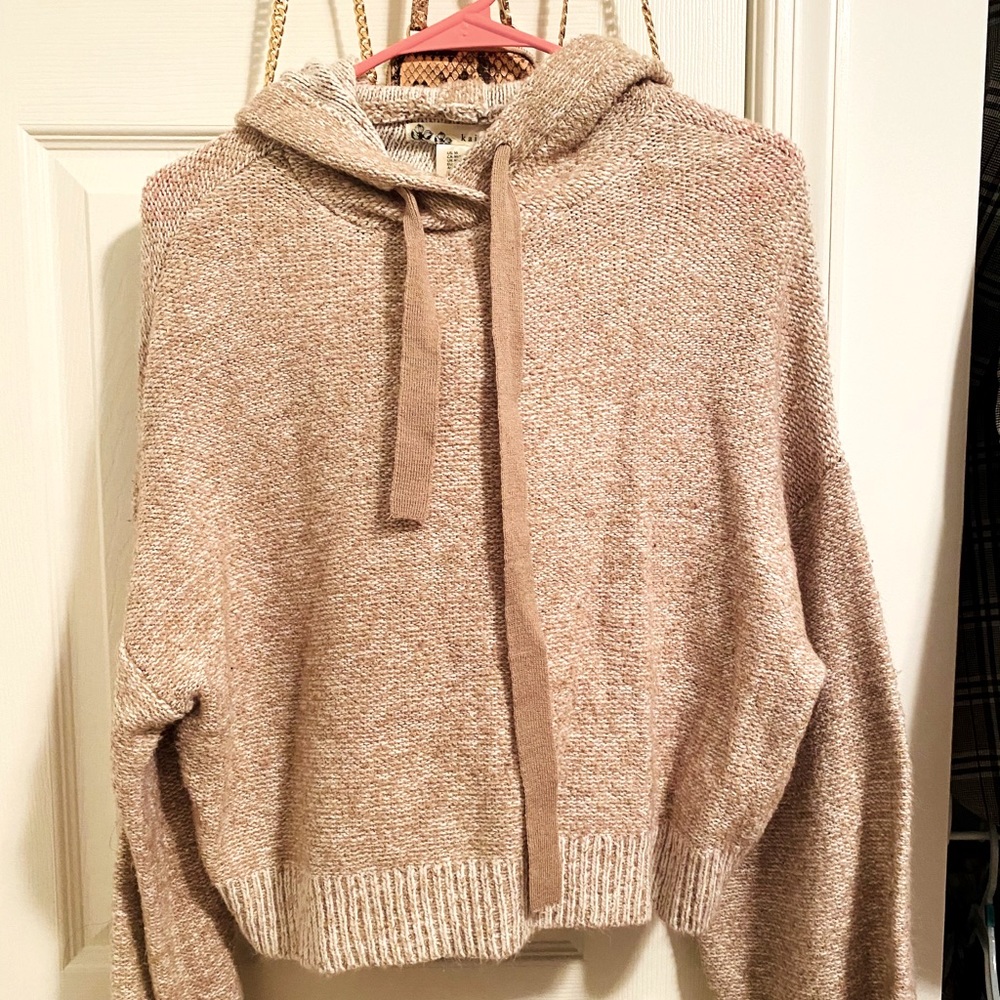 Trendy tan sweatshirt